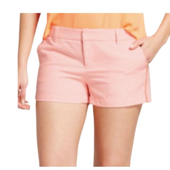 MERONA Shorts Pink White Side Stripe Space Dye 10 - Picture 1 of 8